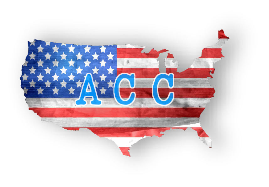 the logo for ACC